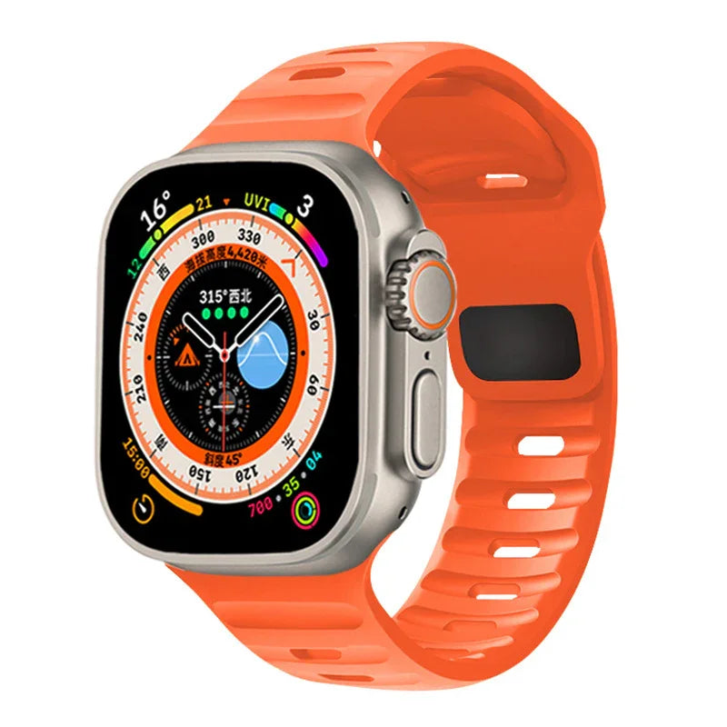 Premium Silicone Sport Apple Watch Band