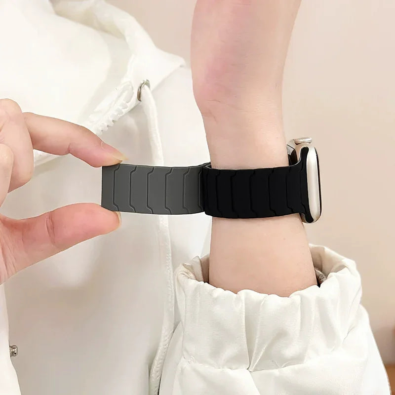 Advanced Magnetic Silicone Sport Band for Apple Watch Ultra 2 Series 9