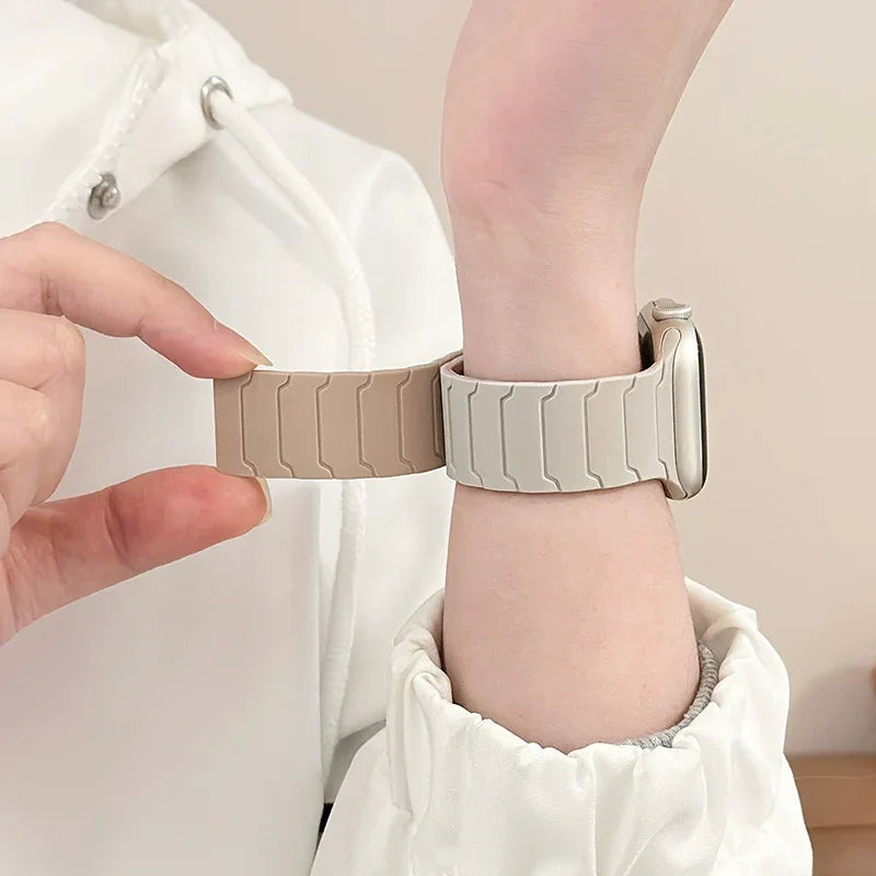 Advanced Magnetic Silicone Sport Band for Apple Watch Ultra 2 Series 9