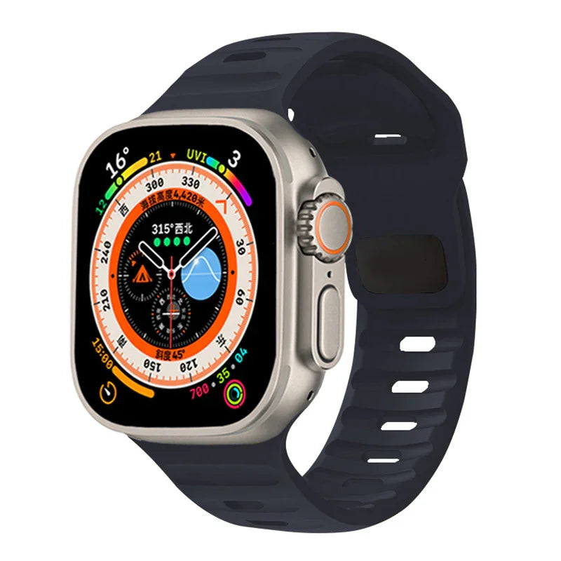 Premium Silicone Sport Apple Watch Band