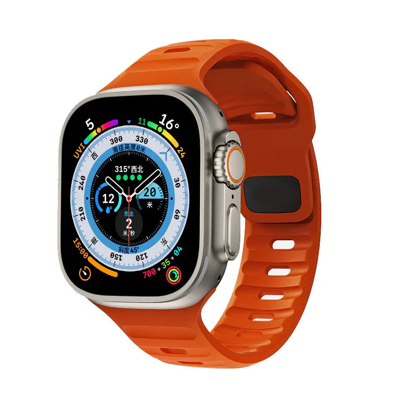 Premium Silicone Sport Apple Watch Band